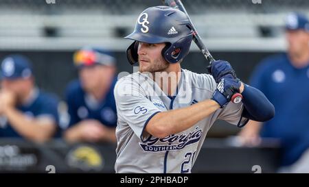 Georgia Southern outfielder J.C. Peacher (21) during an NCAA baseball ...