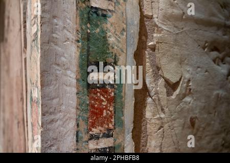 Tomb of Djehuty known as TT11, Dra Abu el-Naga, Luxor Egypt Stock Photo