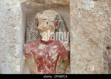 Tomb of Djehuty known as TT11, Dra Abu el-Naga, Luxor Egypt Stock Photo