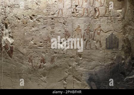 Tomb of Djehuty known as TT11, Dra Abu el-Naga, Luxor Egypt Stock Photo