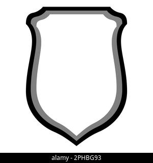 Shield logo icon design template elements Stock Photo - Alamy
