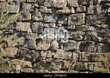 Stone brick wall as a backgroud Stock Photo