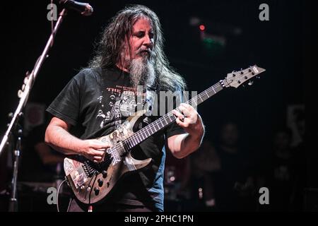 Trey Spruance (guitar) performing live with Mr. Bungle Stock Photo - Alamy