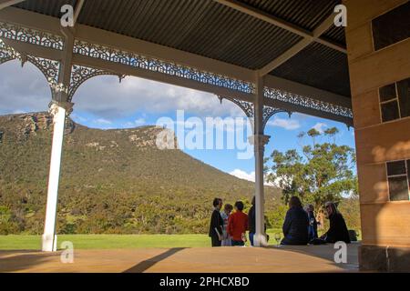 Mt Sturgeon Homestead, Dunkeld Stock Photo