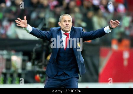 Coach Sylvinho of Albania during the UEFA Euro 2024, European ...