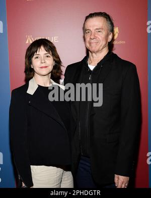 Emily Donahoe, left, and Michael O'Keefe arrive at the 21st annual