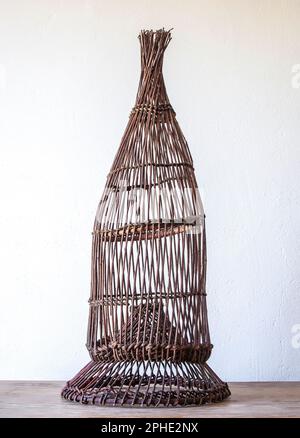 Garlito or fish trap. Trap traditionally used by the fishermen of the Guadiana river Stock Photo