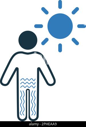 Summer, dehydration icon is use in designing and developing websites, commercial, print media, web or any type of design project. Stock Vector