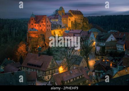Hohnstein, Saxon Switzerland, Saxony, Germany Stock Photo