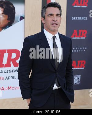 Los Angeles, USA. 27th Mar, 2023. Chris Messina arrives at the Amazon Studios' AIR World Premiere held at the Regency Village Theater in Westwood, CA on Monday, ?March 27, 2023. (Photo By Sthanlee B. Mirador/Sipa USA) Credit: Sipa USA/Alamy Live News Stock Photo