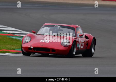 David Forsbrey, Chevron B8, HSCC GT & Sports Racing Championship for the Guards Trophy, eligible cars include; Pre ’66 GT cars,  Pre ’69 sports-racing Stock Photo
