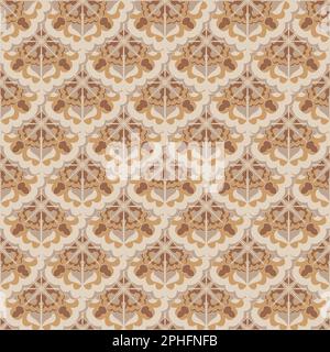 Seamless decoratibe background with mandala ornaments. Stock Vector