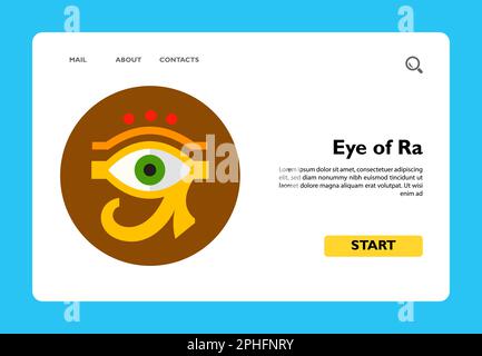 Eye Of Horus gold Logo design. The ancient Egyptian Moon sign. Mighty ...