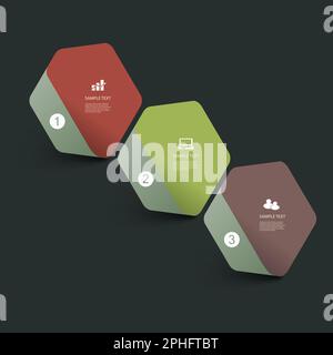Infographic Design - Colorful Labels Stock Vector