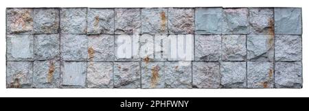 natural stone wall, with real colors and precise sizes ready to be used as wallpaper and background Stock Photo