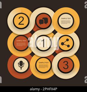 Minimal Infographics Design Stock Vector