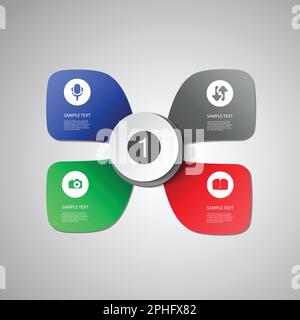 Minimal Infographic Design Stock Vector