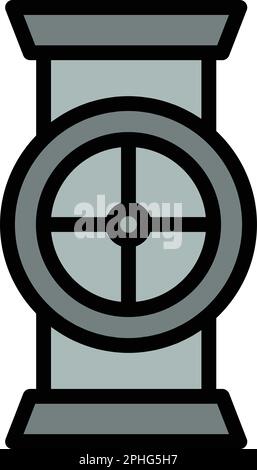 Tap kerosene icon. Outline Tap kerosene vector icon for web design isolated on white background color flat Stock Vector