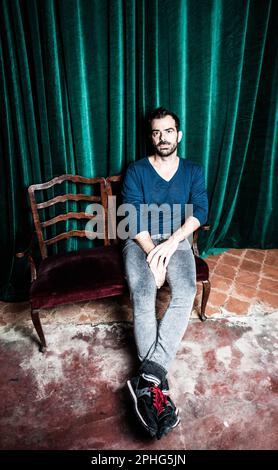 David Selvas, actor y director de teatro. Barcelona, fotografía del año 2014. Stock Photo