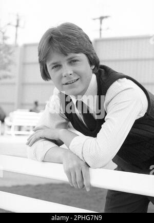 MICHAEL J. FOX in FAMILY TIES (1982), directed by SAM WEISMAN. Credit: PARAMOUNT TELEVISION / Album Stock Photo