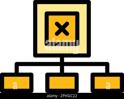 Api web scheme icon. Outline Api web scheme vector icon for web design ...