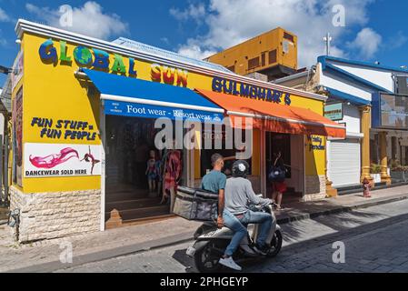 Downtown Philipsburg, St. Maarten, Southern Caribbean , Stock Photo