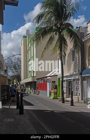 Downtown Philipsburg, St. Maarten, Southern Caribbean , Stock Photo