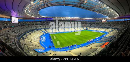 SAINT DENIS, FRANCE, STADE DE FRANCE 23 March 2023, Football EURO 2024 France vs Pays-Bas of the interior of the stadium Stade de France, Stock Photo