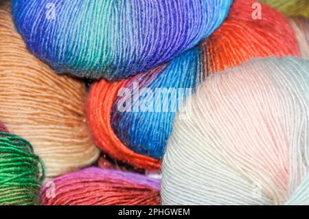 Yarn on Display Stock Photo