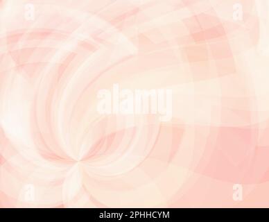 Abstract apricot peach color background with twirl. Subtle artistic vector graphic pattern Stock Vector