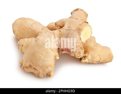 ginger path isolated on white Stock Photo