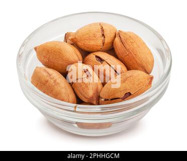 pecan nuts path isolated on white Stock Photo