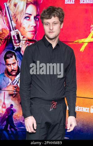 Paris, France. 28th Mar, 2023. Rod Paradot attending the Apaches Premiere at the UGC Cine Cite Les Halles on March 28, 2023. Photo by Aurore Marechal/ABACAPRESS.COM Credit: Abaca Press/Alamy Live News Stock Photo