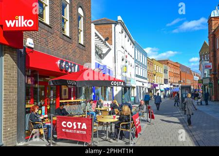 Costa Coffee shop, High Street, Maidenhead, Royal Borough of Windsor and Maidenhead, Berkshire, England, United Kingdom Stock Photo