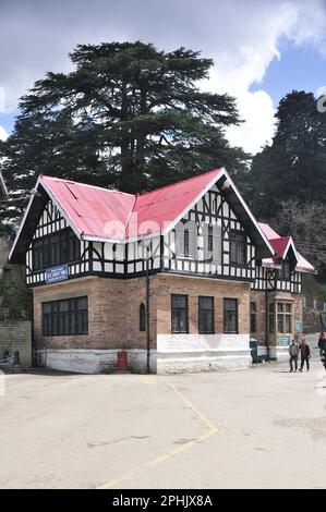 State library building on Mall Road of Shimla state Himachal Pradesh India Stock Photo