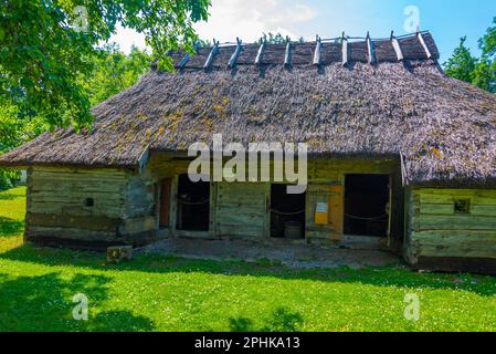 Mihkli farmstead museum in Estonia. Stock Photo