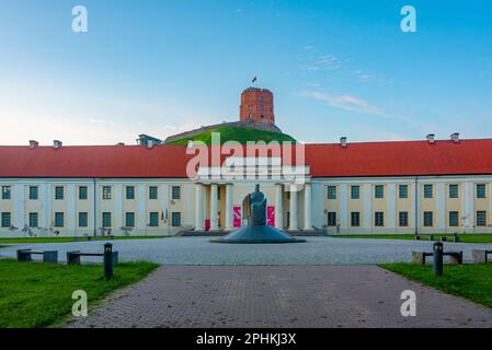 The Lithuania National Museum under the Gediminas hill in Vilnius,Lithuania. Stock Photo