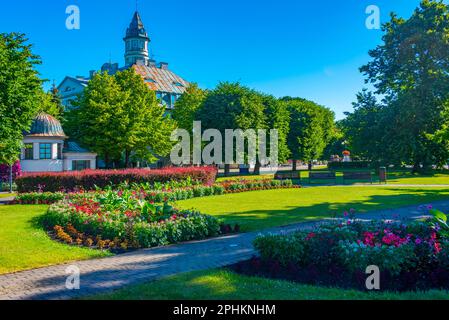 Jomas iela street in Jurmala, latvia.. Stock Photo