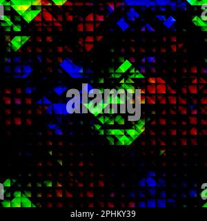 Bright abstract background of overlapping squares with space for your text, vector illustration. Stock Vector