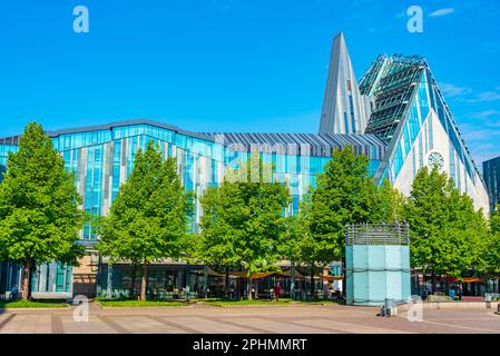 View of the university of Leipzig in Germany. Stock Photo