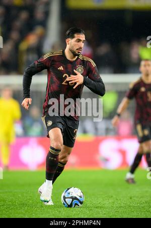 Emre CAN (GER) action, soccer Laenderspiel, friendly match, Germany (GER) - Belgium (BEL) 2: 3, on March 28th, 2023 in Koeln/Germany. Stock Photo