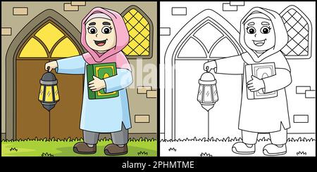 Cute Little Muslim Girl Drawing Ramadan Stock Illustrations – 55 Cute  Little Muslim Girl Drawing Ramadan Stock Illustrations, Vectors & Clipart -  Dreamstime