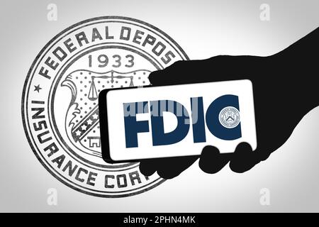 FDIC - Federal Deposit Insurance Corporation Stock Photo