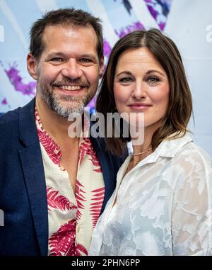 AMSTERDAM - Brigitte Heitzer during the cast presentation of the ABBA