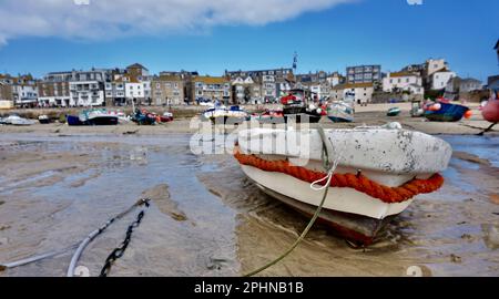 St Ives at low tide Stock Photo