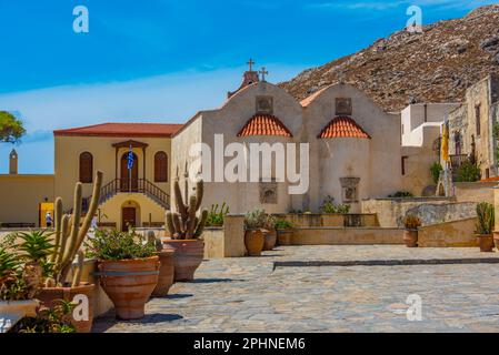 Museum of the Monastery of Preveli at Greek island Crete. Stock Photo