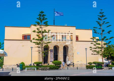 Archaeological museum of Kos at Eleftherias Central Square, Greece. Stock Photo