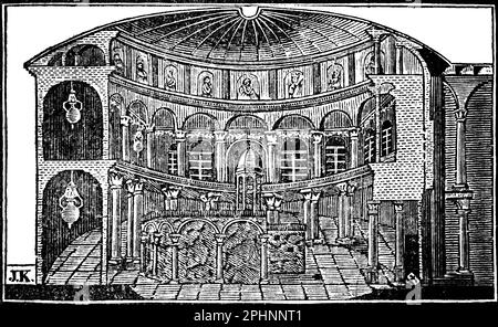 Church of Jesus Christ, bible 1831, historical illustration Stock Photo