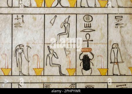 Tomb of Thuthmoses III in The Valley of The Kings, Luxor Egypt Stock Photo