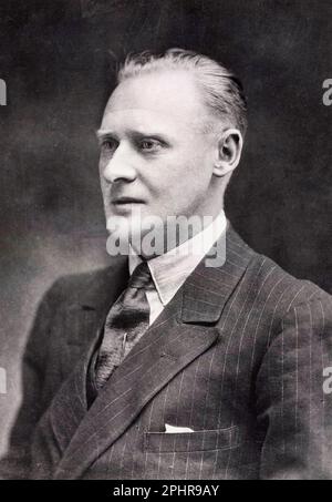 Reginald Joseph Mitchell (1895-1937) designer of the Supermarine Spitfire. Reginald Joseph Mitchell, British aircraft designer Stock Photo